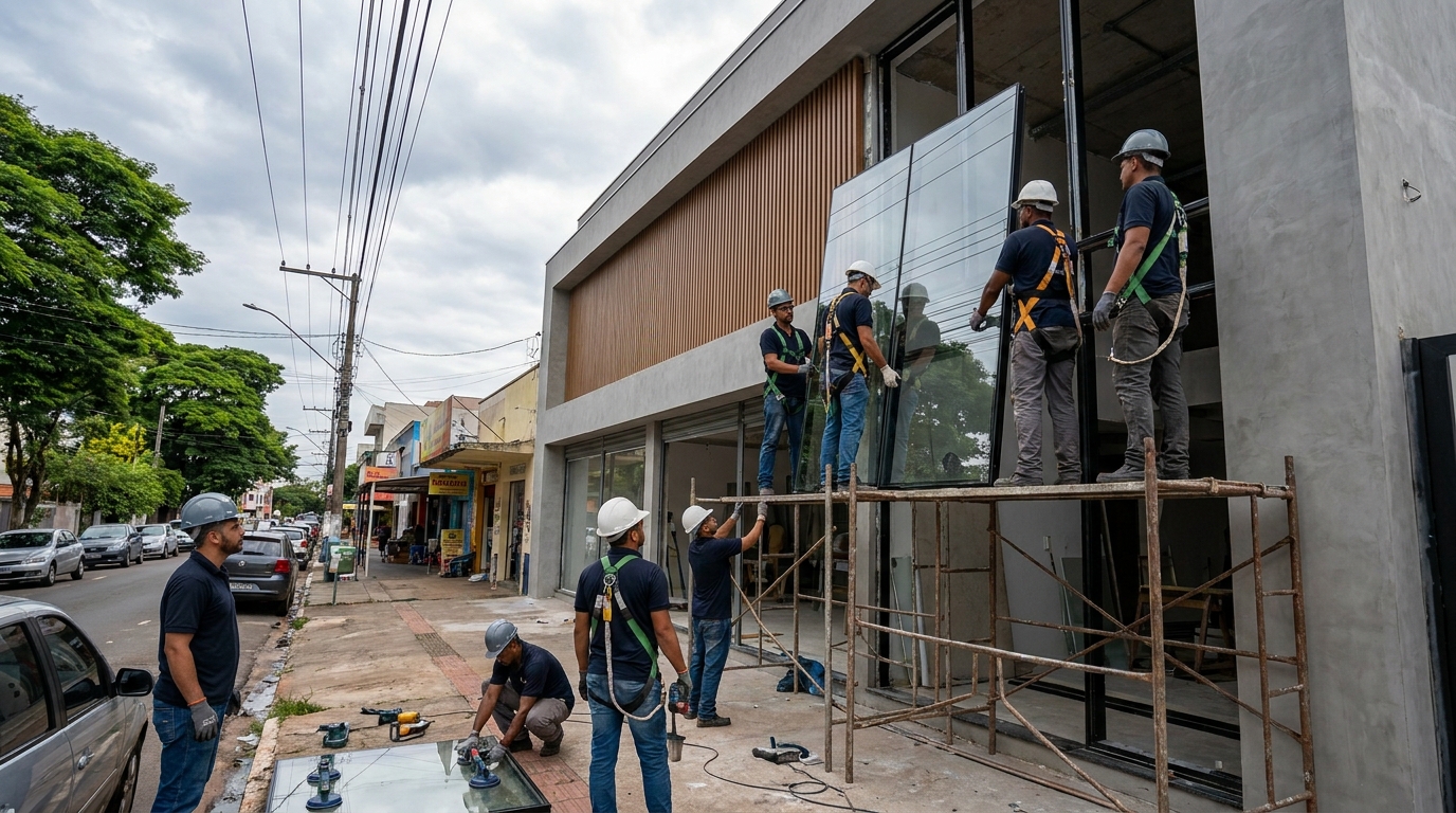 Fachada de Vidro em Ribeirão Preto‑SP